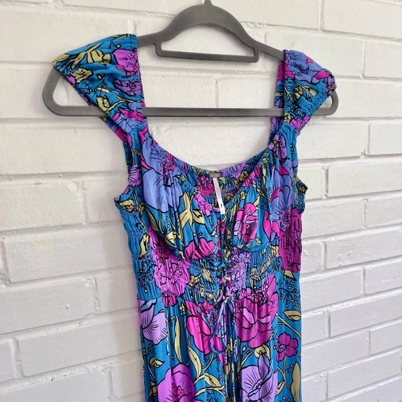 Free People “Rolling Hills” Wide Leg Jumpsuit, SZ Small EUC! - Picture 5 of 10